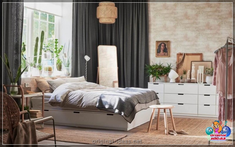 Спальні IKEA - 150 фотаздымкаў самых прыгожых варыянтаў для вашага камфорту (спальні, ikea) Спальні IKEA - 150 фотаздымкаў самых прыгожых варыянтаў для вашага камфорту
