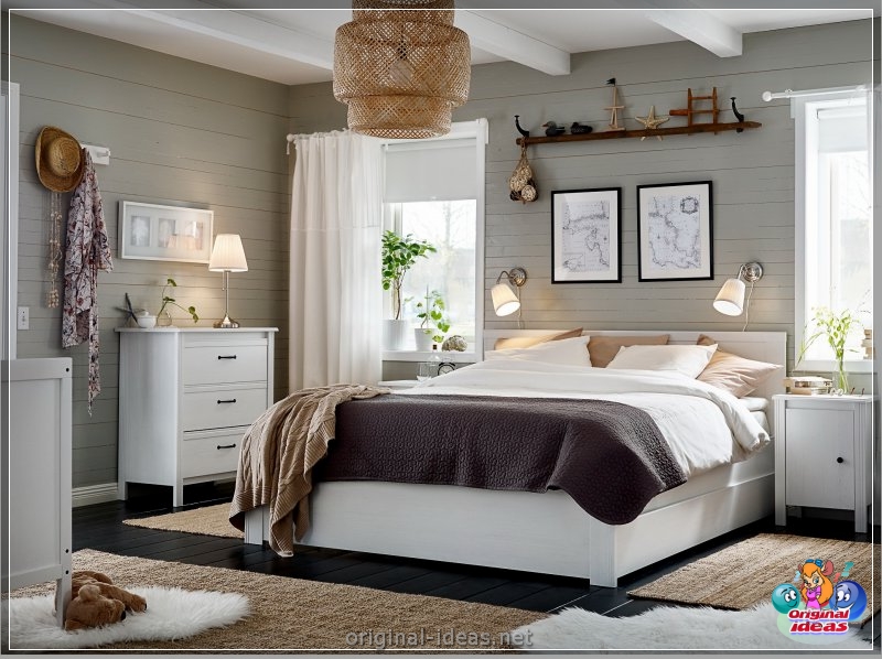 Спальні IKEA - 150 фотаздымкаў самых прыгожых варыянтаў для вашага камфорту (спальні, ikea) Спальні IKEA - 150 фотаздымкаў самых прыгожых варыянтаў для вашага камфорту
