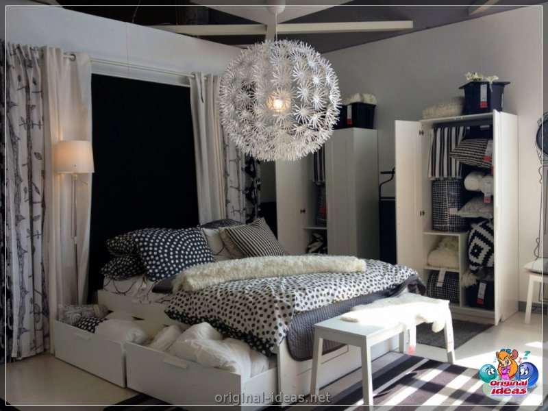 Спальні IKEA - 150 фотаздымкаў самых прыгожых варыянтаў для вашага камфорту (спальні, ikea) Спальні IKEA - 150 фотаздымкаў самых прыгожых варыянтаў для вашага камфорту