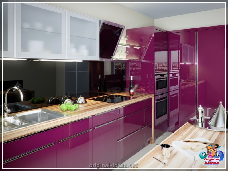 Violet walls - 50 real photos of a beautiful combination (violet, walls, beautiful, combination, purple paint walls, purple walls interior) Violet walls - 50 real photos of a beautiful combination