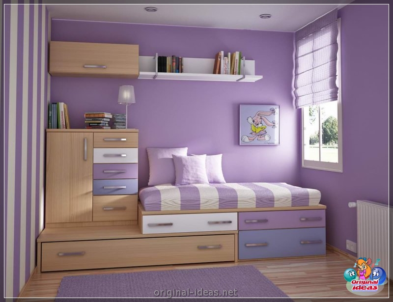 Violet walls - 50 real photos of a beautiful combination (violet, walls, beautiful, combination, purple paint walls, purple walls interior) Violet walls - 50 real photos of a beautiful combination