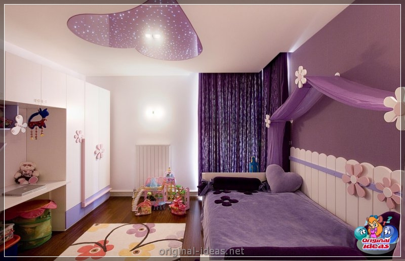 Violet walls - 50 real photos of a beautiful combination (violet, walls, beautiful, combination, purple paint walls, purple walls interior) Violet walls - 50 real photos of a beautiful combination
