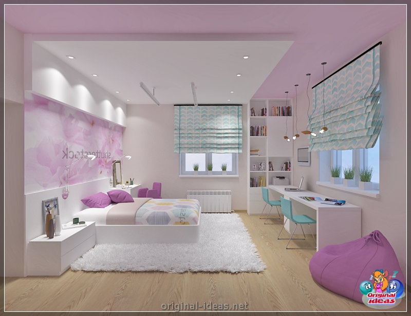 Violet walls - 50 real photos of a beautiful combination (violet, walls, beautiful, combination, purple paint walls, purple walls interior) Violet walls - 50 real photos of a beautiful combination