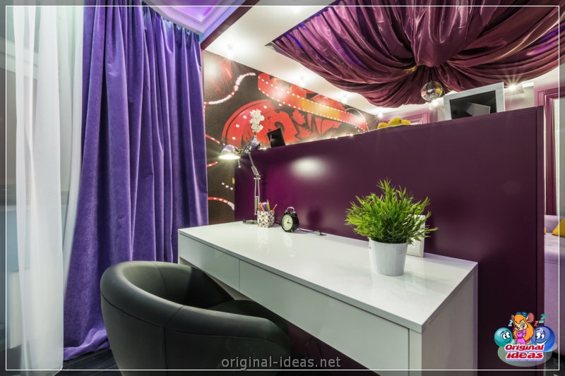 Violet walls - 50 real photos of a beautiful combination (violet, walls, beautiful, combination, purple paint walls, purple walls interior) Violet walls - 50 real photos of a beautiful combination