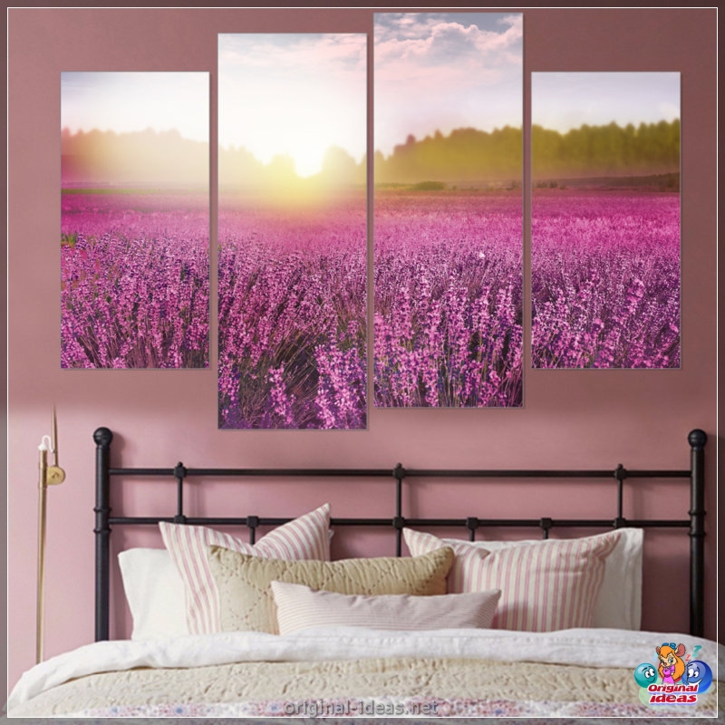 Violet walls - 50 real photos of a beautiful combination (violet, walls, beautiful, combination, purple paint walls, purple walls interior) Violet walls - 50 real photos of a beautiful combination