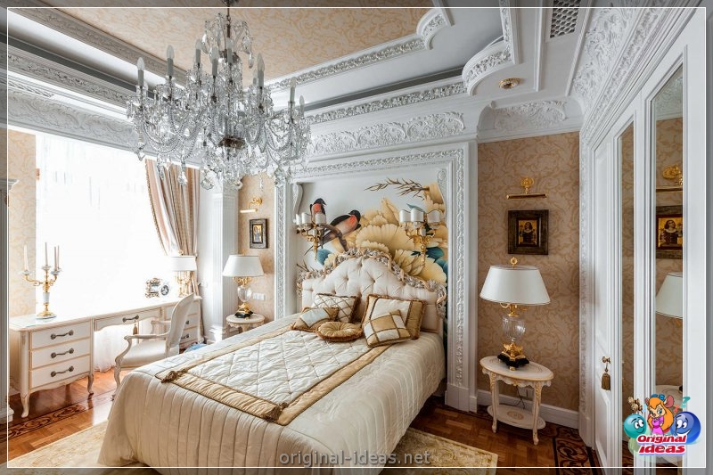 Classic bedrooms - a catalog of the best options and stylish design (100 photos) (classic, bedrooms, design, photos, bedroom classic style) Classic bedrooms - a catalog of the best options and stylish design (100 photos)