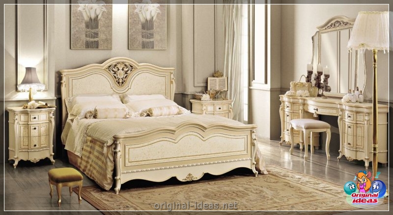 Classic bedrooms - a catalog of the best options and stylish design (100 photos) (classic, bedrooms, design, photos, bedroom classic style) Classic bedrooms - a catalog of the best options and stylish design (100 photos)