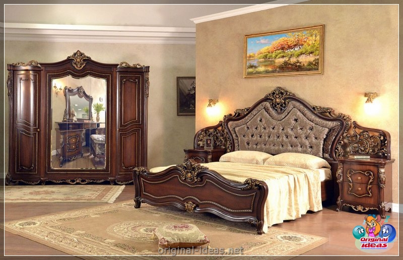 Classic bedrooms - a catalog of the best options and stylish design (100 photos) (classic, bedrooms, design, photos, bedroom classic style) Classic bedrooms - a catalog of the best options and stylish design (100 photos)