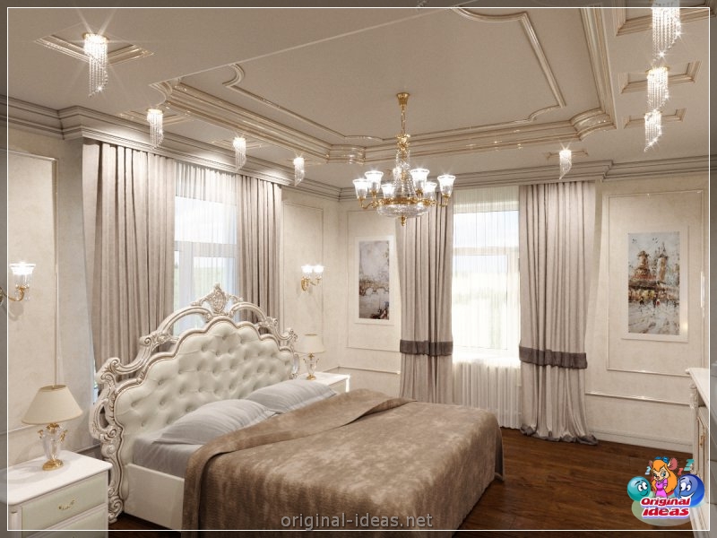 Classic bedrooms - a catalog of the best options and stylish design (100 photos) (classic, bedrooms, design, photos, bedroom classic style) Classic bedrooms - a catalog of the best options and stylish design (100 photos)