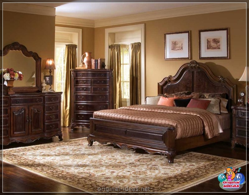 Classic bedrooms - a catalog of the best options and stylish design (100 photos) (classic, bedrooms, design, photos, bedroom classic style) Classic bedrooms - a catalog of the best options and stylish design (100 photos)