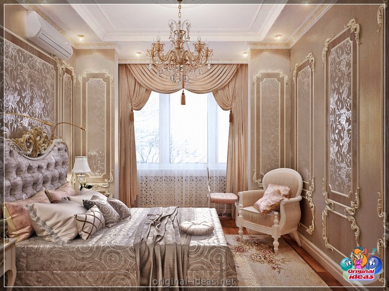 Classic bedrooms - a catalog of the best options and stylish design (100 photos) (classic, bedrooms, design, photos, bedroom classic style) Classic bedrooms - a catalog of the best options and stylish design (100 photos)