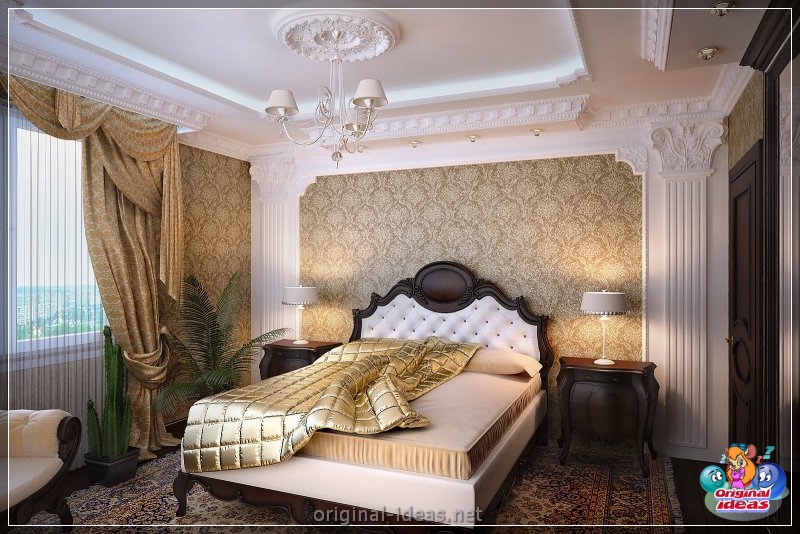 Classic bedrooms - a catalog of the best options and stylish design (100 photos) (classic, bedrooms, design, photos, bedroom classic style) Classic bedrooms - a catalog of the best options and stylish design (100 photos)