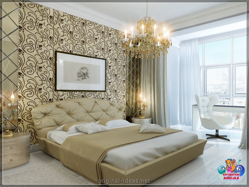 Classic bedrooms - a catalog of the best options and stylish design (100 photos) (classic, bedrooms, design, photos, bedroom classic style) Classic bedrooms - a catalog of the best options and stylish design (100 photos)