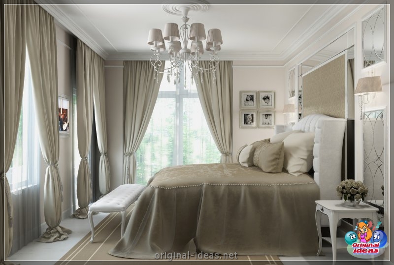 Classic bedrooms - a catalog of the best options and stylish design (100 photos) (classic, bedrooms, design, photos, bedroom classic style) Classic bedrooms - a catalog of the best options and stylish design (100 photos)
