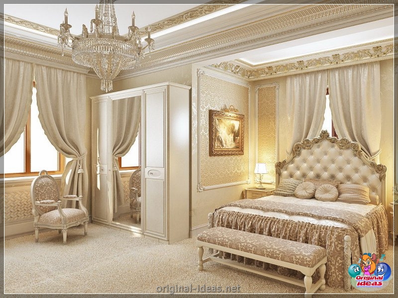 Classic bedrooms - a catalog of the best options and stylish design (100 photos) (classic, bedrooms, design, photos, bedroom classic style) Classic bedrooms - a catalog of the best options and stylish design (100 photos)