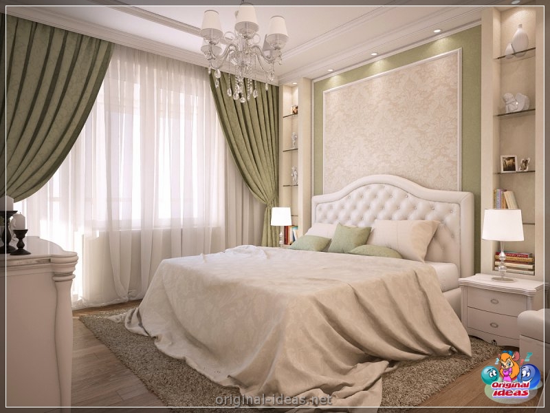 Classic bedrooms - a catalog of the best options and stylish design (100 photos) (classic, bedrooms, design, photos, bedroom classic style) Classic bedrooms - a catalog of the best options and stylish design (100 photos)