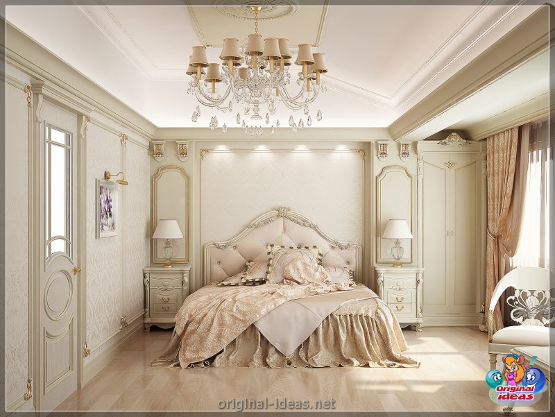 Classic bedrooms - a catalog of the best options and stylish design (100 photos) (classic, bedrooms, design, photos, bedroom classic style) Classic bedrooms - a catalog of the best options and stylish design (100 photos)