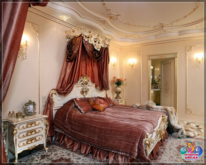 Classic bedrooms - a catalog of the best options and stylish design (100 photos) (classic, bedrooms, design, photos, bedroom classic style) Classic bedrooms - a catalog of the best options and stylish design (100 photos)