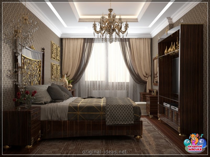 Classic bedrooms - a catalog of the best options and stylish design (100 photos) (classic, bedrooms, design, photos, bedroom classic style) Classic bedrooms - a catalog of the best options and stylish design (100 photos)