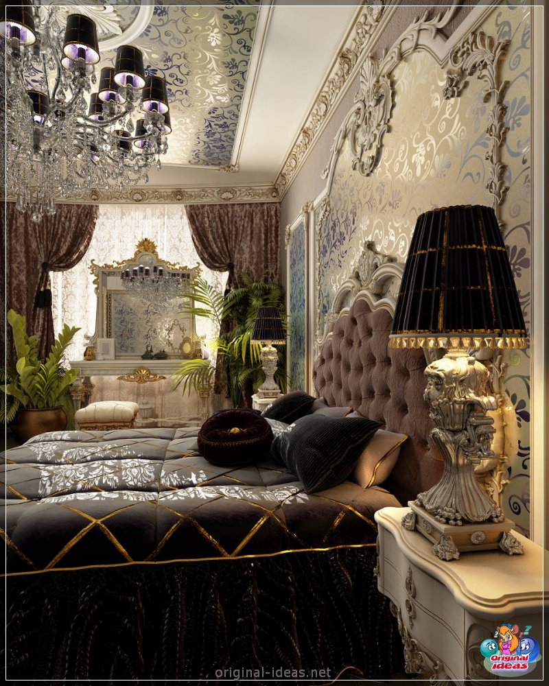 Classic bedrooms - a catalog of the best options and stylish design (100 photos) (classic, bedrooms, design, photos, bedroom classic style) Classic bedrooms - a catalog of the best options and stylish design (100 photos)