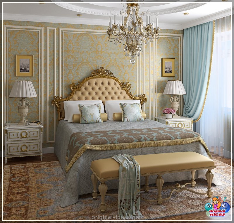 Classic bedrooms - a catalog of the best options and stylish design (100 photos) (classic, bedrooms, design, photos, bedroom classic style) Classic bedrooms - a catalog of the best options and stylish design (100 photos)