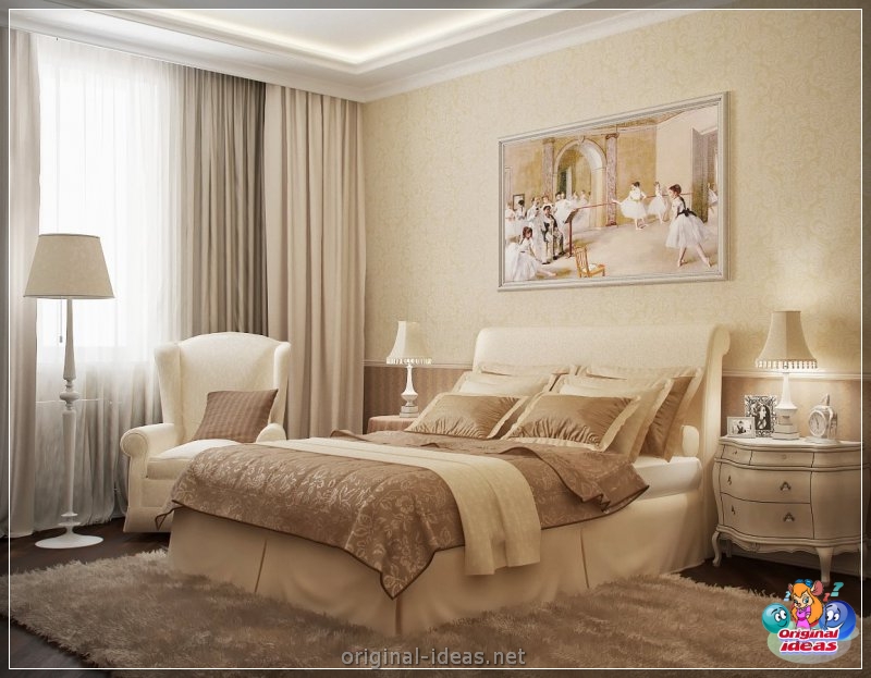 Classic bedrooms - a catalog of the best options and stylish design (100 photos) (classic, bedrooms, design, photos, bedroom classic style) Classic bedrooms - a catalog of the best options and stylish design (100 photos)