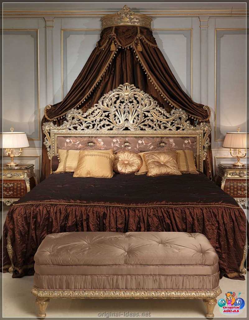 Classic bedrooms - a catalog of the best options and stylish design (100 photos) (classic, bedrooms, design, photos, bedroom classic style) Classic bedrooms - a catalog of the best options and stylish design (100 photos)