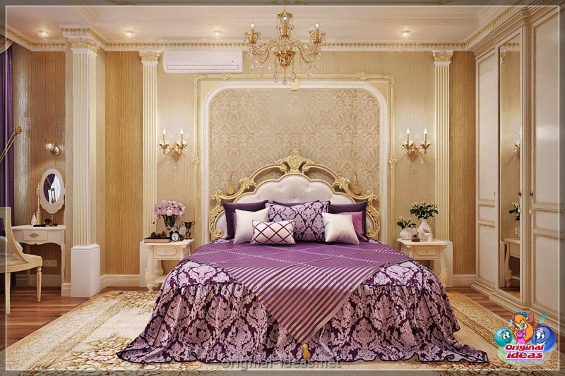 Classic bedrooms - a catalog of the best options and stylish design (100 photos) (classic, bedrooms, design, photos, bedroom classic style) Classic bedrooms - a catalog of the best options and stylish design (100 photos)