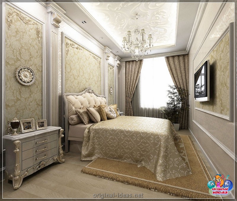 Classic bedrooms - a catalog of the best options and stylish design (100 photos) (classic, bedrooms, design, photos, bedroom classic style) Classic bedrooms - a catalog of the best options and stylish design (100 photos)