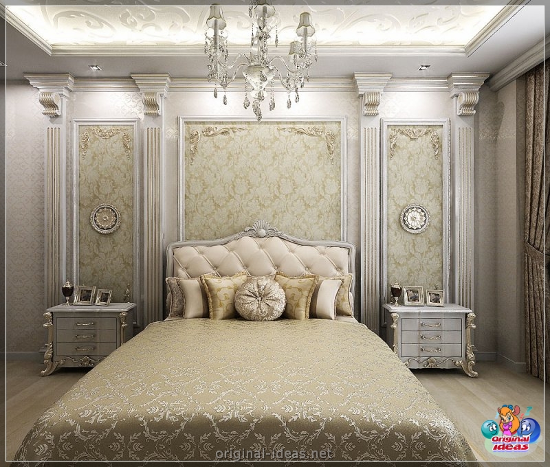 Classic bedrooms - a catalog of the best options and stylish design (100 photos) (classic, bedrooms, design, photos, bedroom classic style) Classic bedrooms - a catalog of the best options and stylish design (100 photos)
