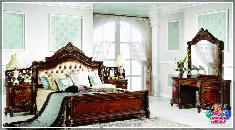 Classic bedrooms - a catalog of the best options and stylish design (100 photos) (classic, bedrooms, design, photos, bedroom classic style) Classic bedrooms - a catalog of the best options and stylish design (100 photos)