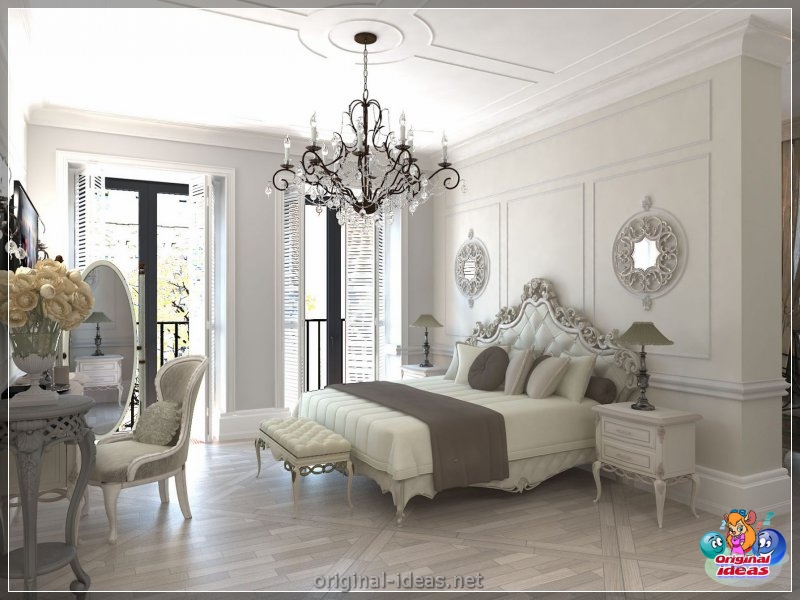 Classic bedrooms - a catalog of the best options and stylish design (100 photos) (classic, bedrooms, design, photos, bedroom classic style) Classic bedrooms - a catalog of the best options and stylish design (100 photos)