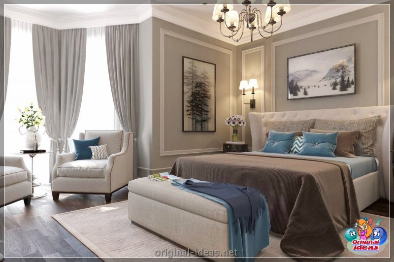 Classic bedrooms - a catalog of the best options and stylish design (100 photos) (classic, bedrooms, design, photos, bedroom classic style) Classic bedrooms - a catalog of the best options and stylish design (100 photos)
