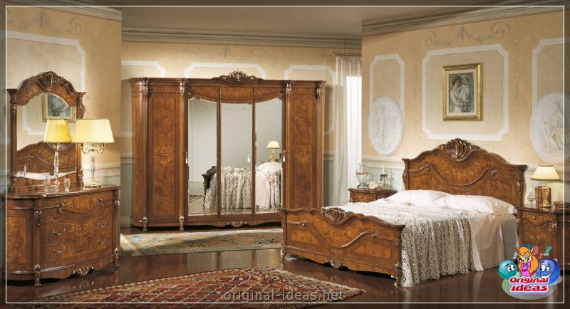 Classic bedrooms - a catalog of the best options and stylish design (100 photos) (classic, bedrooms, design, photos, bedroom classic style) Classic bedrooms - a catalog of the best options and stylish design (100 photos)