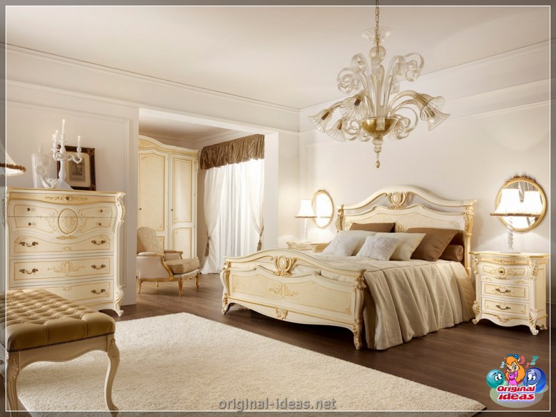 Classic bedrooms - a catalog of the best options and stylish design (100 photos) (classic, bedrooms, design, photos, bedroom classic style) Classic bedrooms - a catalog of the best options and stylish design (100 photos)
