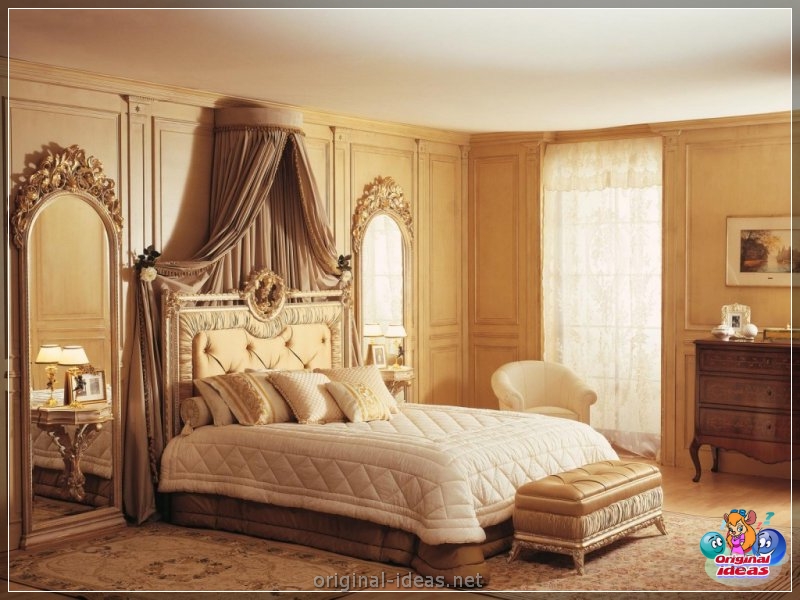 Classic bedrooms - a catalog of the best options and stylish design (100 photos) (classic, bedrooms, design, photos, bedroom classic style) Classic bedrooms - a catalog of the best options and stylish design (100 photos)