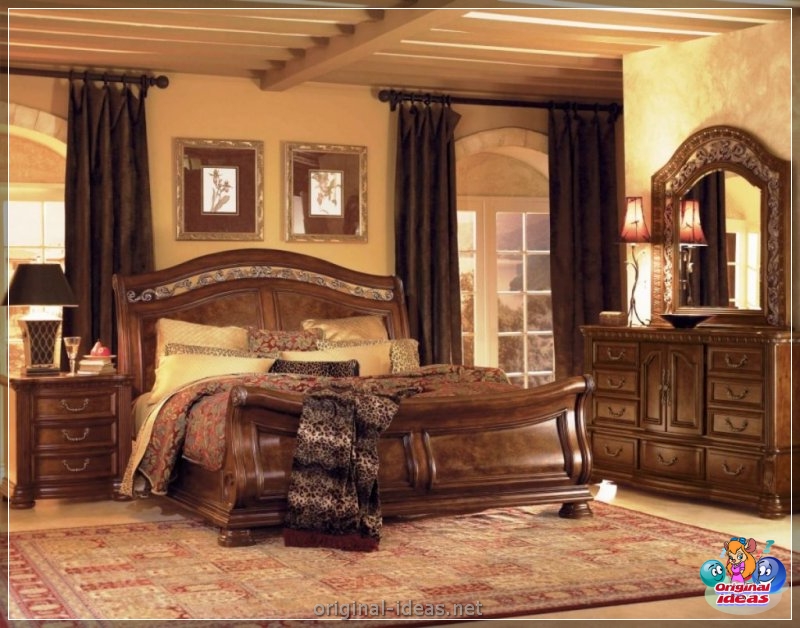 Classic bedrooms - a catalog of the best options and stylish design (100 photos) (classic, bedrooms, design, photos, bedroom classic style) Classic bedrooms - a catalog of the best options and stylish design (100 photos)