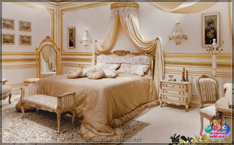 Classic bedrooms - a catalog of the best options and stylish design (100 photos) (classic, bedrooms, design, photos, bedroom classic style) Classic bedrooms - a catalog of the best options and stylish design (100 photos)