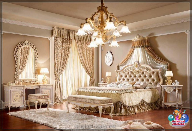 Classic bedrooms - a catalog of the best options and stylish design (100 photos) (classic, bedrooms, design, photos, bedroom classic style) Classic bedrooms - a catalog of the best options and stylish design (100 photos)