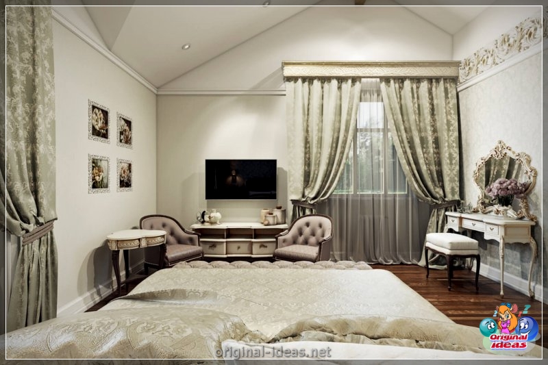 Classic bedrooms - a catalog of the best options and stylish design (100 photos) (classic, bedrooms, design, photos, bedroom classic style) Classic bedrooms - a catalog of the best options and stylish design (100 photos)