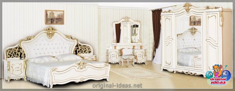 Classic bedrooms - a catalog of the best options and stylish design (100 photos) (classic, bedrooms, design, photos, bedroom classic style) Classic bedrooms - a catalog of the best options and stylish design (100 photos)