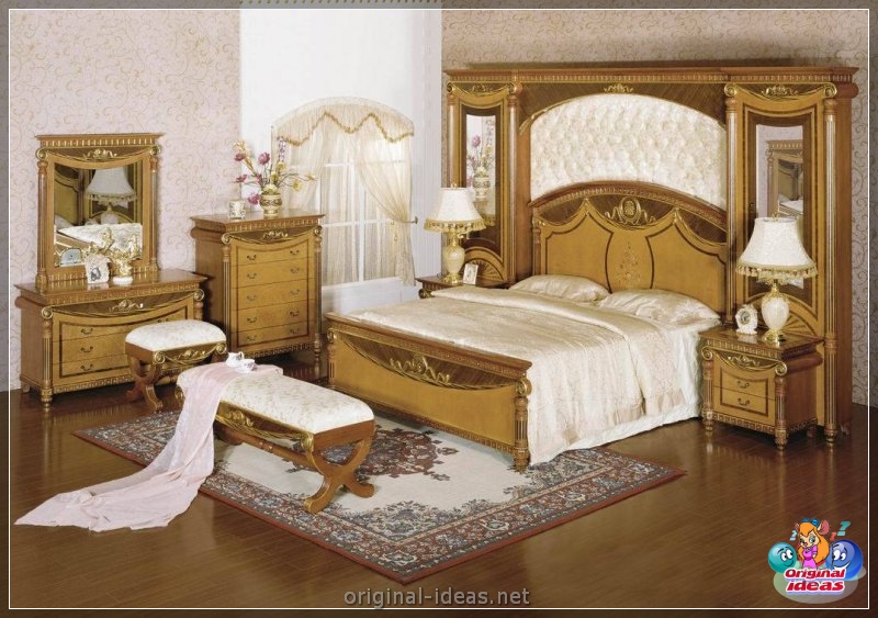 Classic bedrooms - a catalog of the best options and stylish design (100 photos) (classic, bedrooms, design, photos, bedroom classic style) Classic bedrooms - a catalog of the best options and stylish design (100 photos)