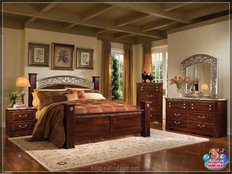 Classic bedrooms - a catalog of the best options and stylish design (100 photos) (classic, bedrooms, design, photos, bedroom classic style) Classic bedrooms - a catalog of the best options and stylish design (100 photos)
