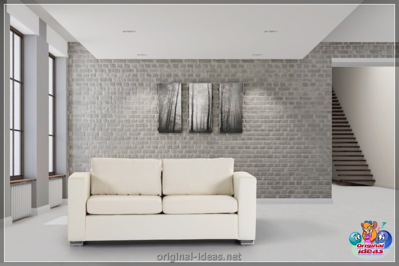 Decoración de pared con piedra - 80 decoración inusual en el interior (decoración, pared, piedra, interior, decoración pared piedra, pared foto piedra) Decoración de pared con piedra - 80 decoración inusual en el interior