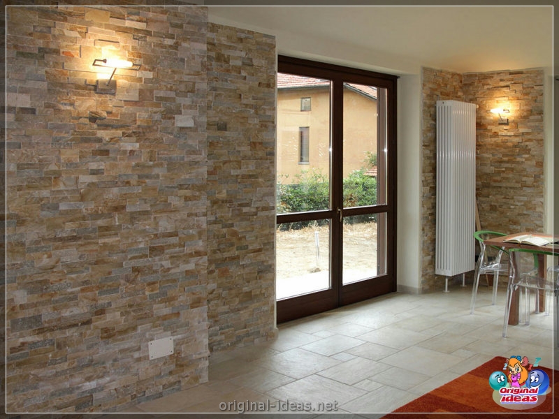 Decoración de pared con piedra - 80 decoración inusual en el interior (decoración, pared, piedra, interior, decoración pared piedra, pared foto piedra) Decoración de pared con piedra - 80 decoración inusual en el interior
