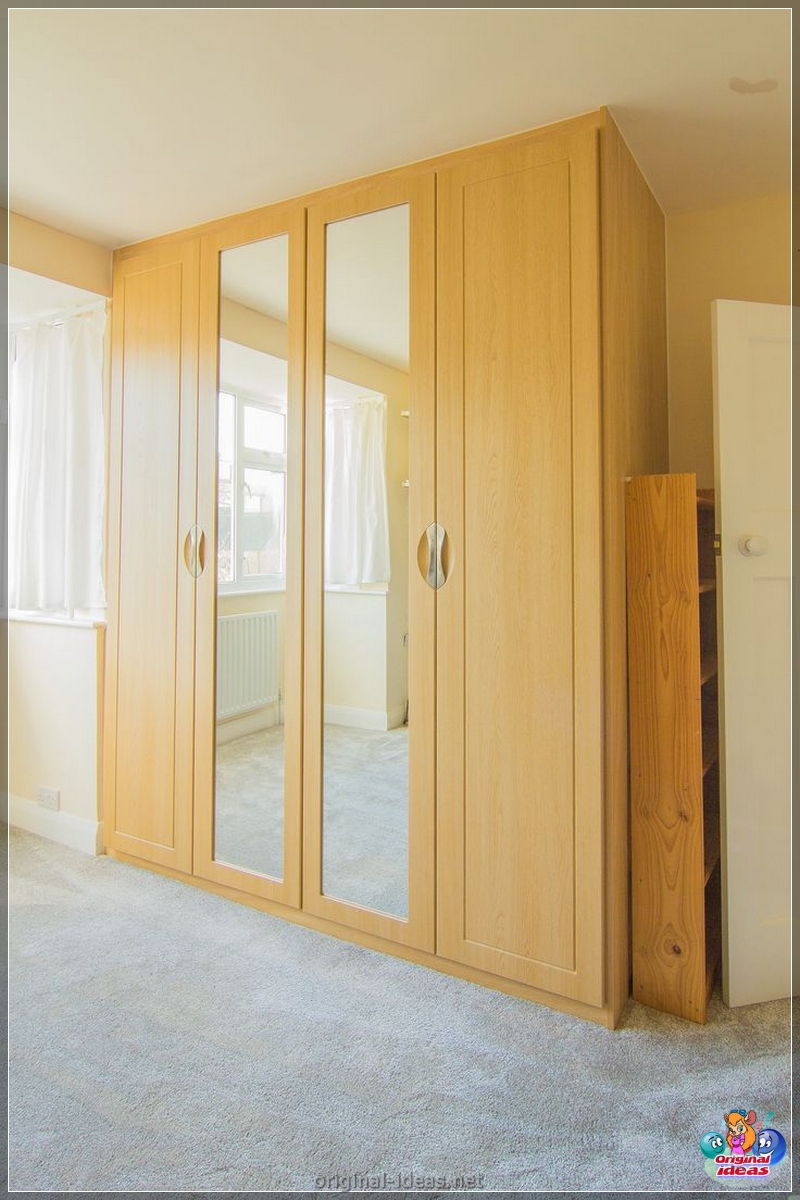 Wardrobe with a mirror - 75 photos of unusual novelties of stylish design (wardrobe, mirror, photos, stylish, design) Wardrobe with a mirror - 75 photos of unusual novelties of stylish design