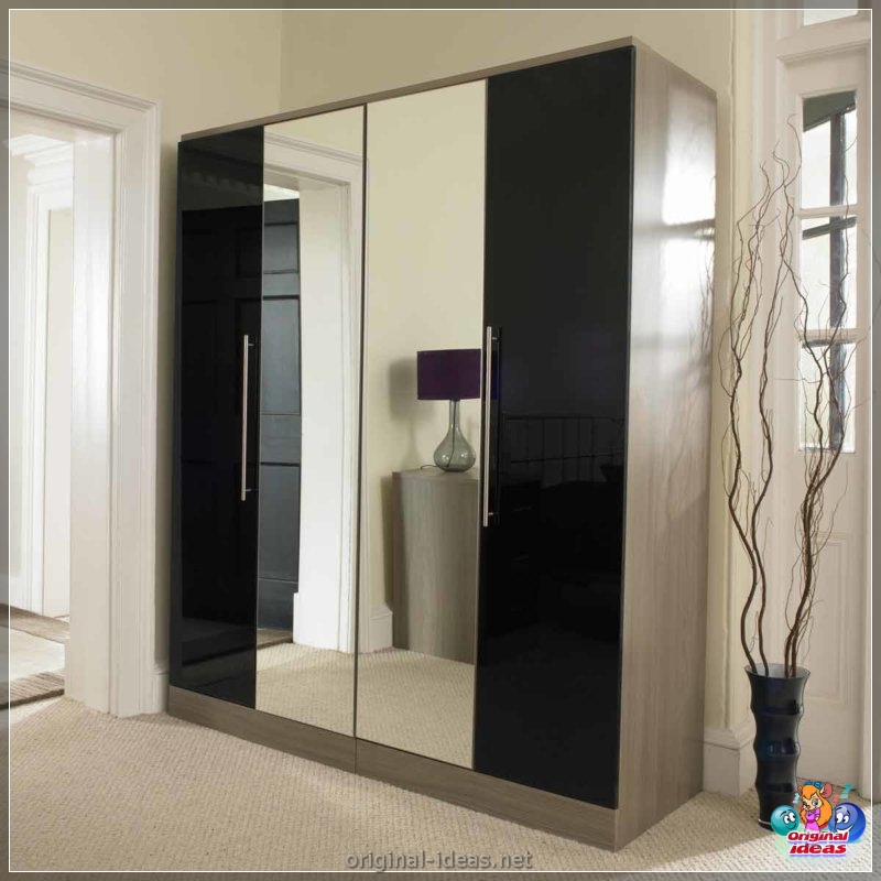Wardrobe with a mirror - 75 photos of unusual novelties of stylish design (wardrobe, mirror, photos, stylish, design) Wardrobe with a mirror - 75 photos of unusual novelties of stylish design