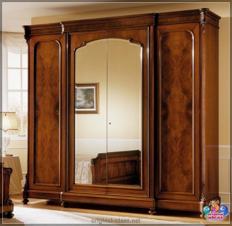 Wardrobe with a mirror - 75 photos of unusual novelties of stylish design (wardrobe, mirror, photos, stylish, design) Wardrobe with a mirror - 75 photos of unusual novelties of stylish design
