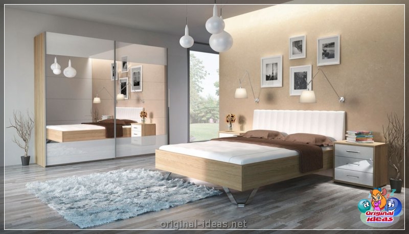 Wardrobe with a mirror - 75 photos of unusual novelties of stylish design (wardrobe, mirror, photos, stylish, design) Wardrobe with a mirror - 75 photos of unusual novelties of stylish design