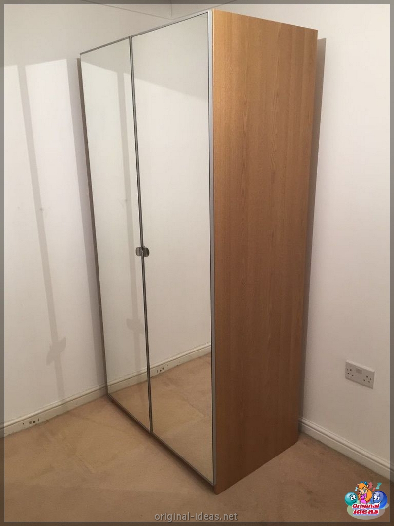 Wardrobe with a mirror - 75 photos of unusual novelties of stylish design (wardrobe, mirror, photos, stylish, design) Wardrobe with a mirror - 75 photos of unusual novelties of stylish design
